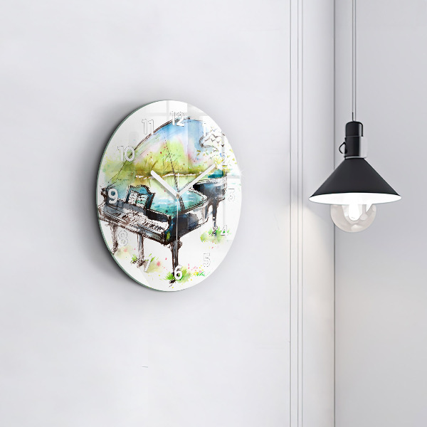Orologio rotondo Illustrazione 4 stagioni