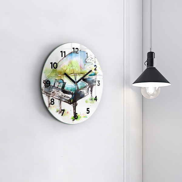 Orologio rotondo Illustrazione 4 stagioni