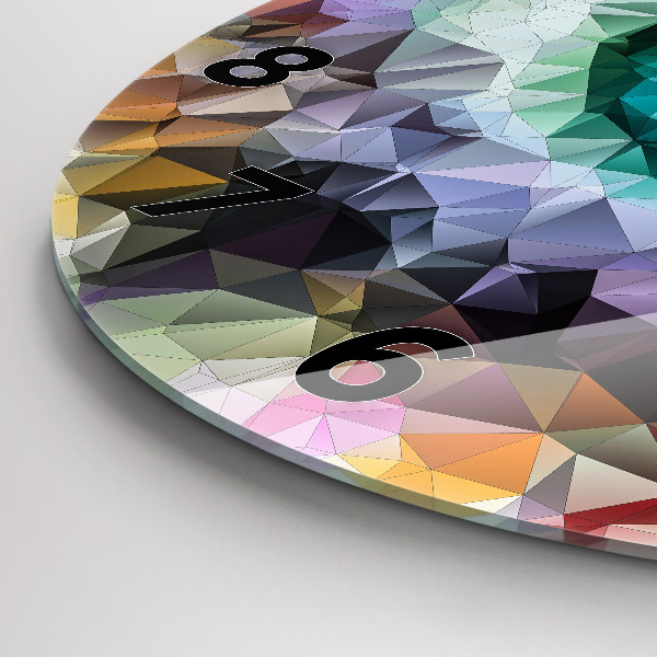 Orologio rotondo Occhio umano colorato