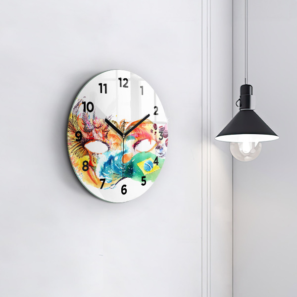 Orologio rotondo Cultura - Bandiera brasiliana