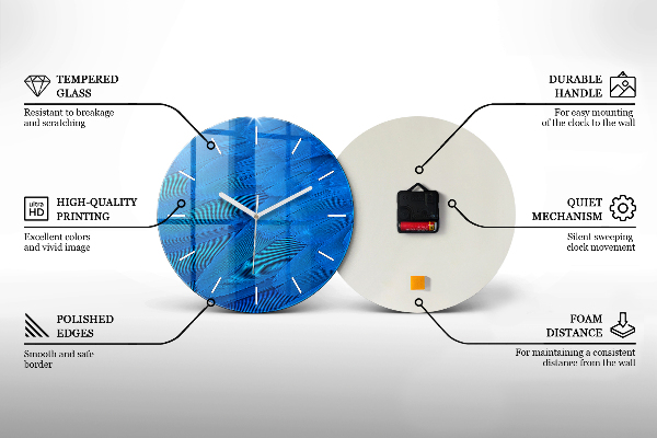 Orologio rotondo Gabbiano dipinto