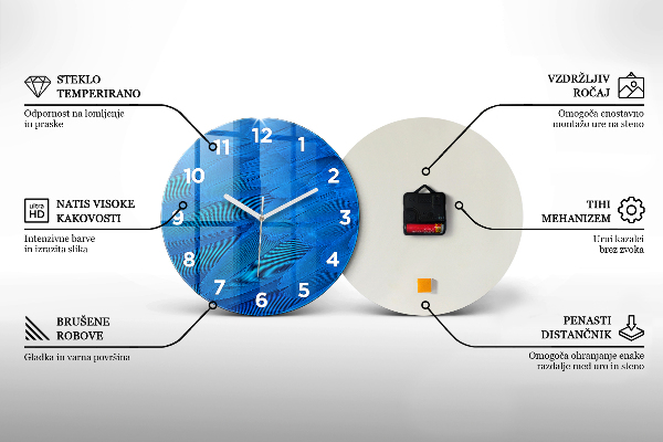 Orologio rotondo Gabbiano dipinto