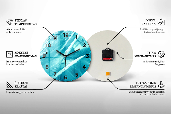 Orologio rotondo Gabbiano dipinto