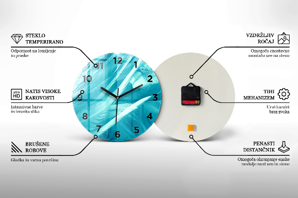 Orologio rotondo Gabbiano dipinto