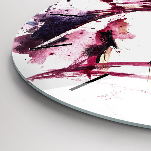 Orologio rotondo Astrazione degli amanti