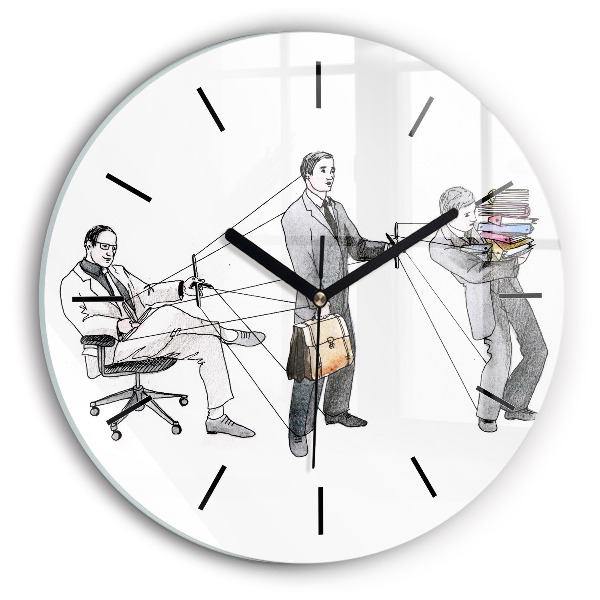 Orologio rotondo Persone burattinaie