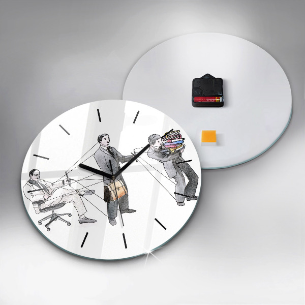 Orologio rotondo Persone burattinaie