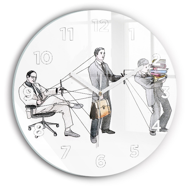 Orologio rotondo Persone burattinaie