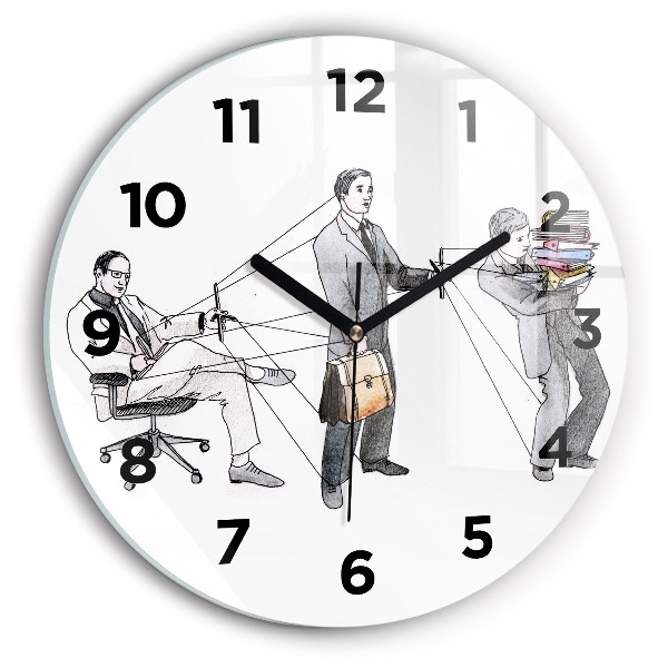 Orologio rotondo Persone burattinaie