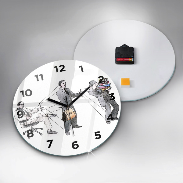Orologio rotondo Persone burattinaie