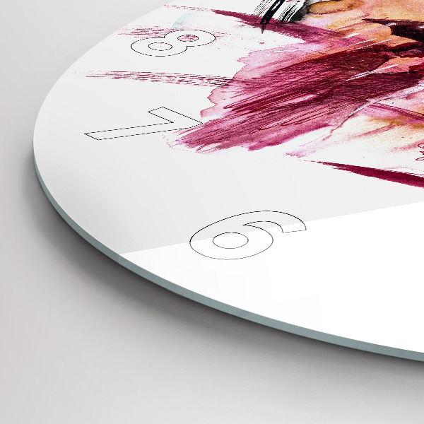 Orologio rotondo Coppia romantica