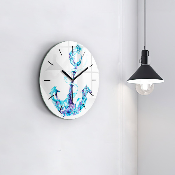 Orologio rotondo Ancora galleggiante