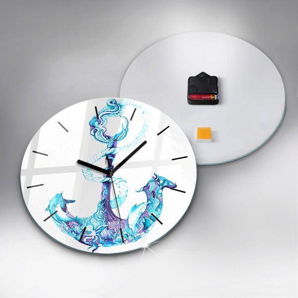 Orologio rotondo Ancora galleggiante