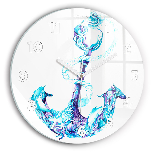 Orologio rotondo Ancora galleggiante