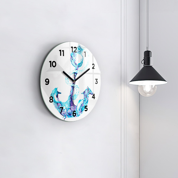 Orologio rotondo Ancora galleggiante