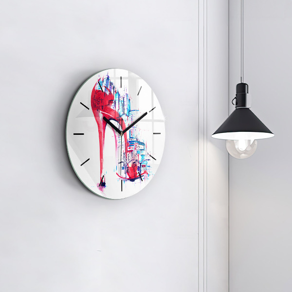Orologio rotondo Tacco rosso