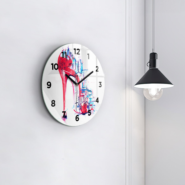 Orologio rotondo Tacco rosso