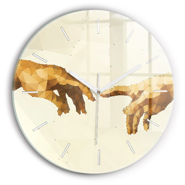 Orologio rotondo Creazione di Adamo