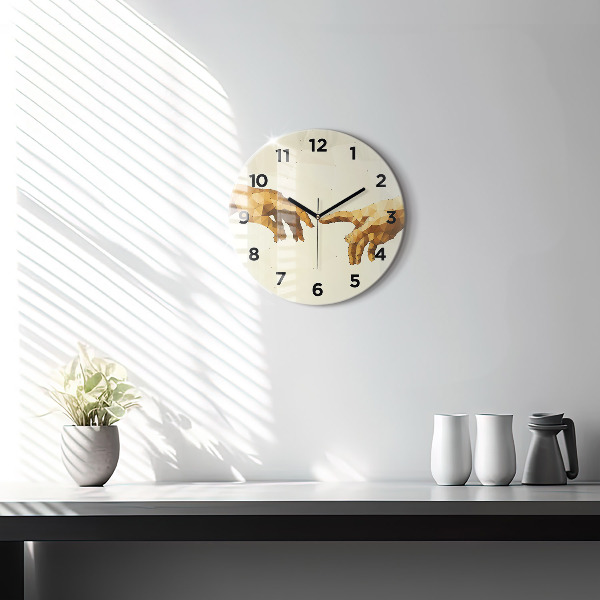 Orologio rotondo Creazione di Adamo