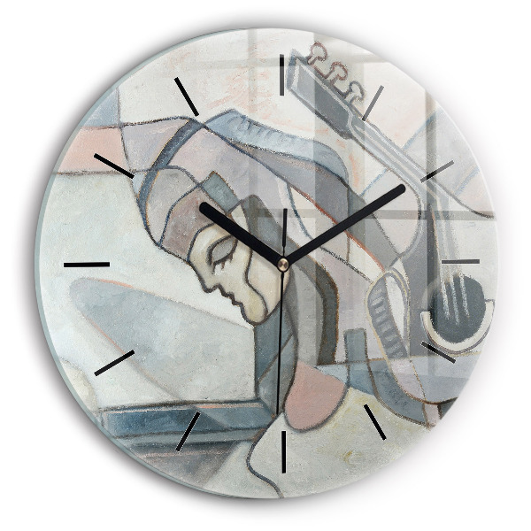 Orologio rotondo Pittura astratta