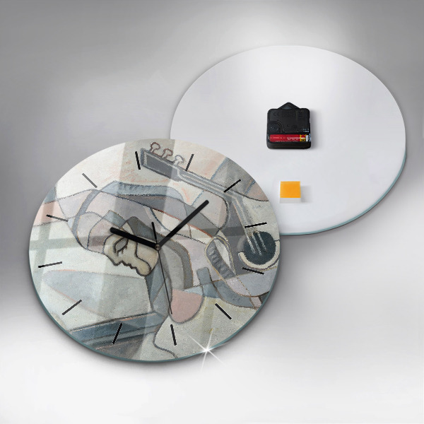 Orologio rotondo Pittura astratta