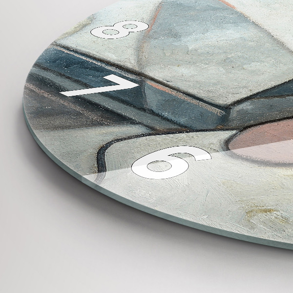 Orologio rotondo Pittura astratta