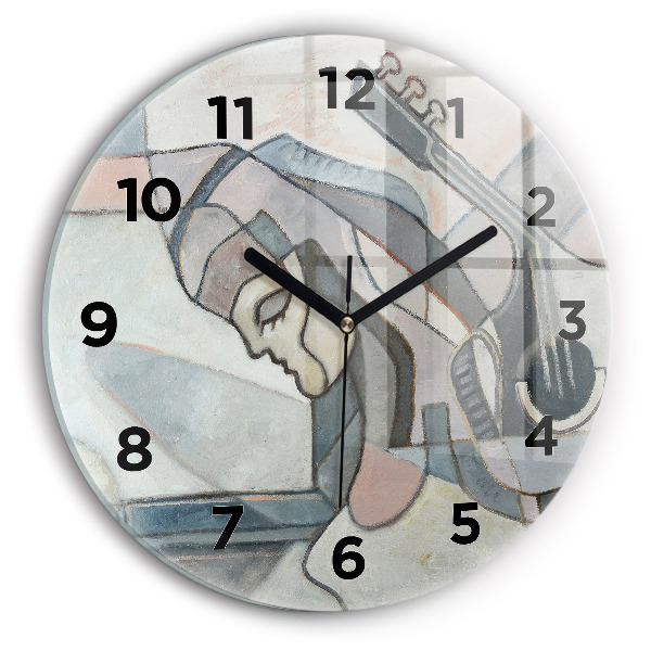 Orologio rotondo Pittura astratta