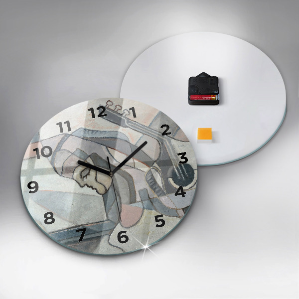 Orologio rotondo Pittura astratta