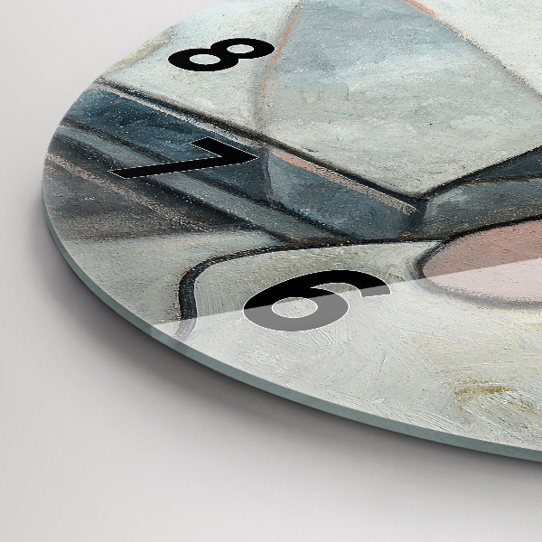 Orologio rotondo Pittura astratta