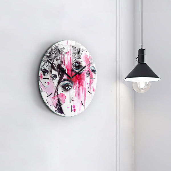 Orologio rotondo I tanti volti dell'astrazione