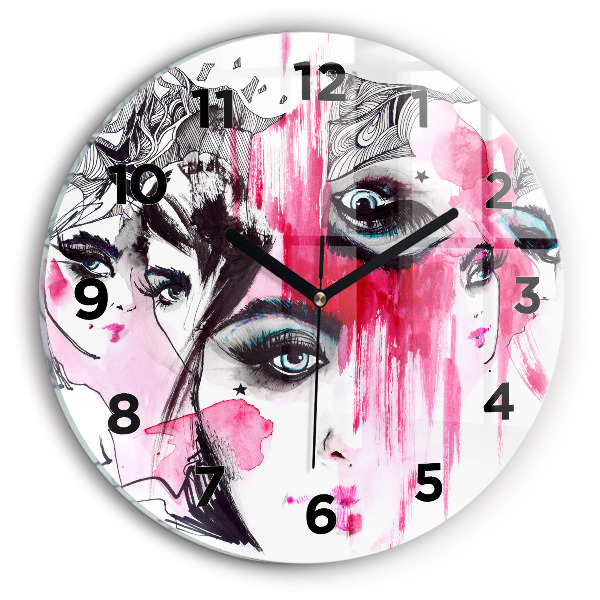 Orologio rotondo I tanti volti dell'astrazione