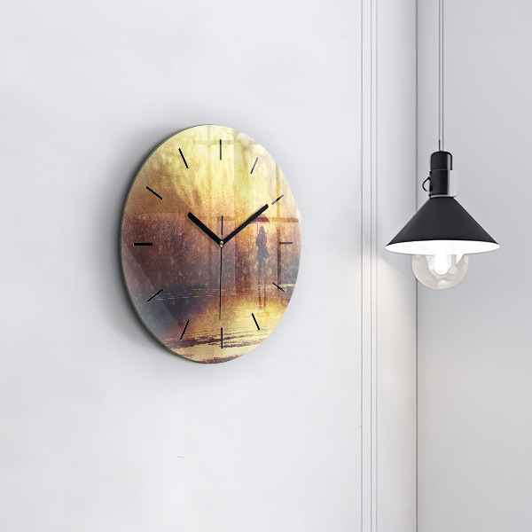 Orologio rotondo donna con ombrello