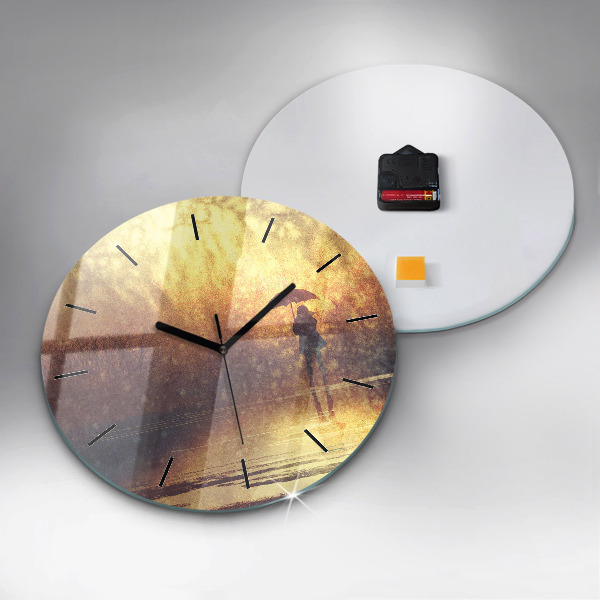Orologio rotondo donna con ombrello