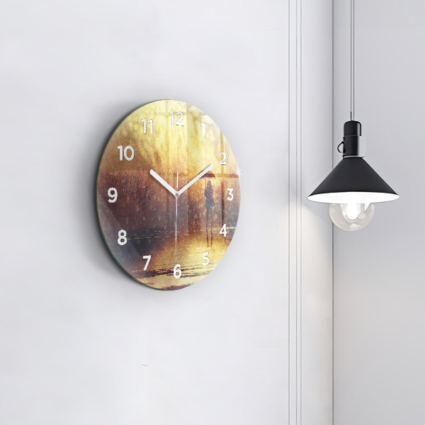 Orologio rotondo donna con ombrello