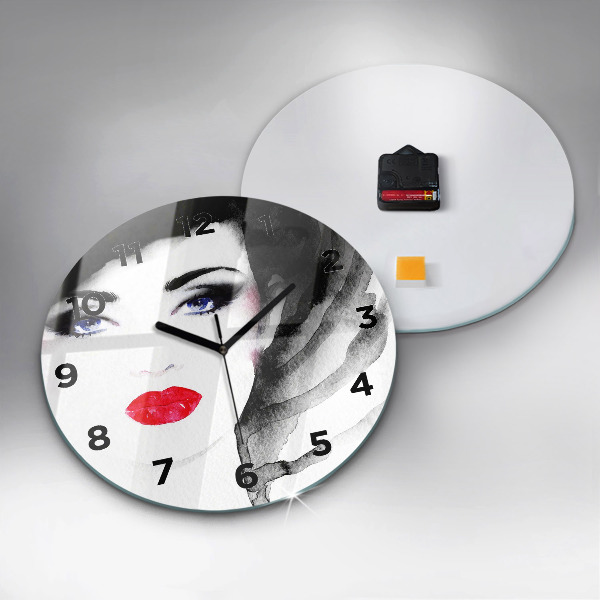 Orologio rotondo Ritratto di una donna