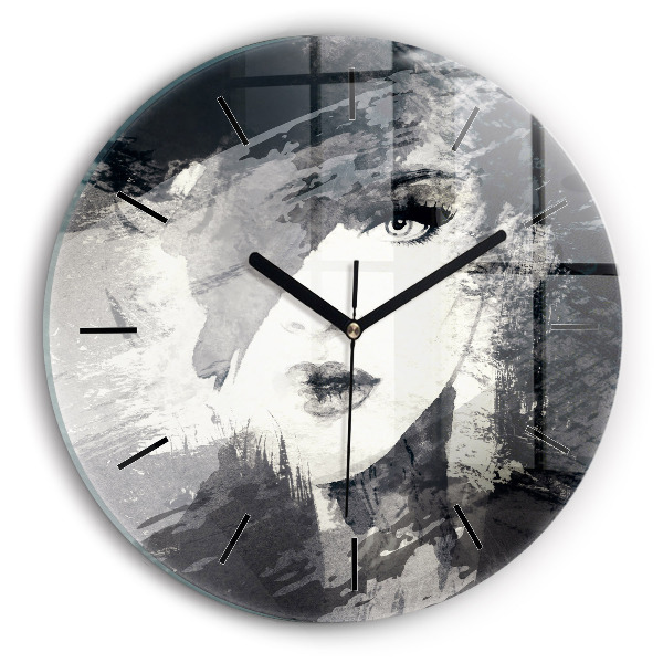 Orologio rotondo Donna - acquerelli