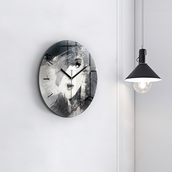 Orologio rotondo Donna - acquerelli