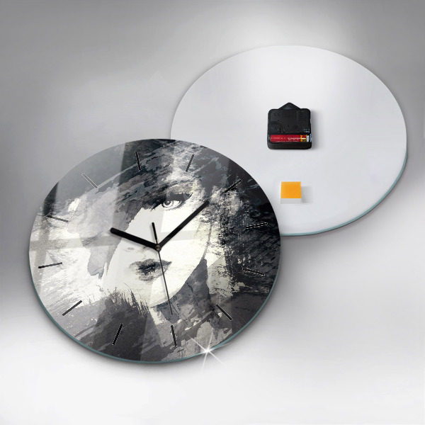 Orologio rotondo Donna - acquerelli
