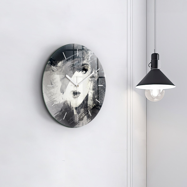 Orologio rotondo Donna - acquerelli