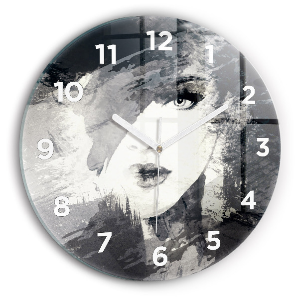Orologio rotondo Donna - acquerelli