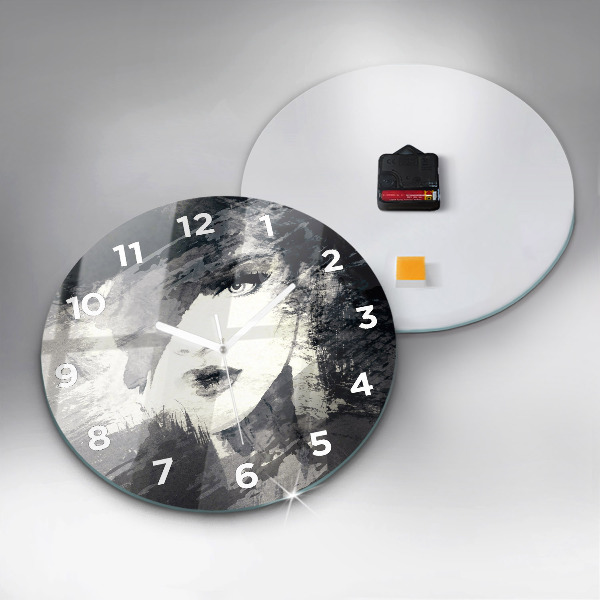 Orologio rotondo Donna - acquerelli