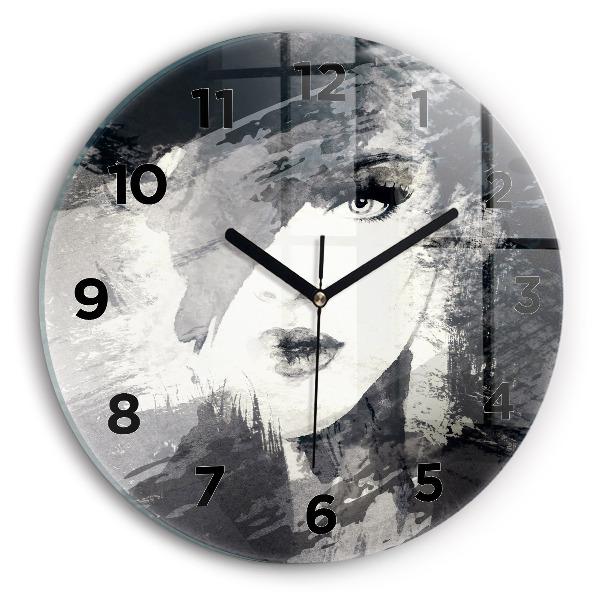 Orologio rotondo Donna - acquerelli