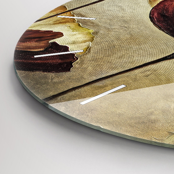 Orologio rotondo Papaveri dipinti