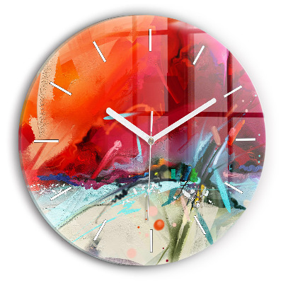 Orologio rotondo in vetro File di spezie