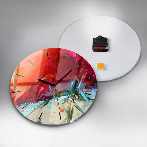 Orologio rotondo in vetro File di spezie