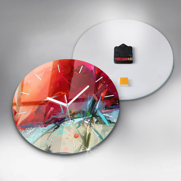 Orologio rotondo in vetro File di spezie