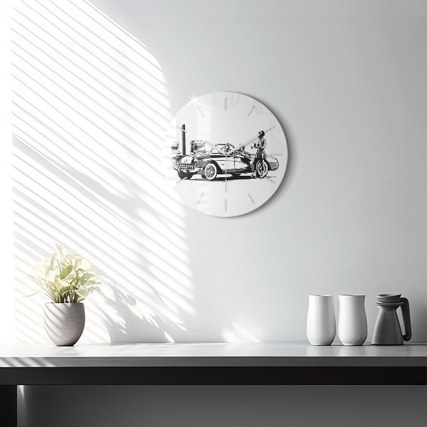 Orologio rotondo Illustrazione retrò