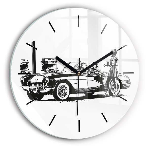 Orologio rotondo Illustrazione retrò
