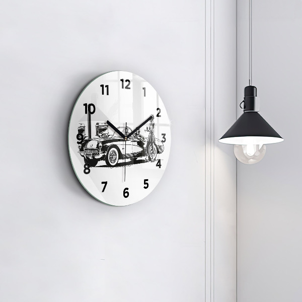 Orologio rotondo Illustrazione retrò