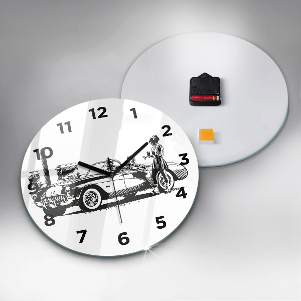 Orologio rotondo Illustrazione retrò
